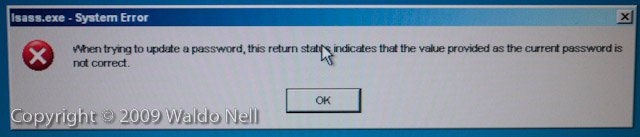 lsass.exe - System Error