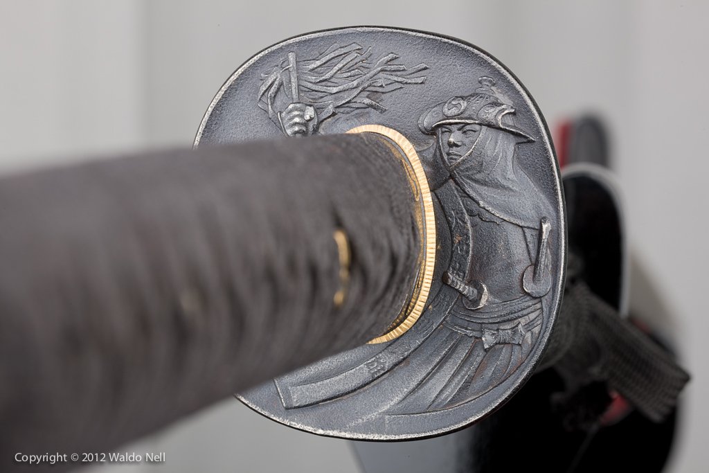 Ronin katana tsuba (guard)