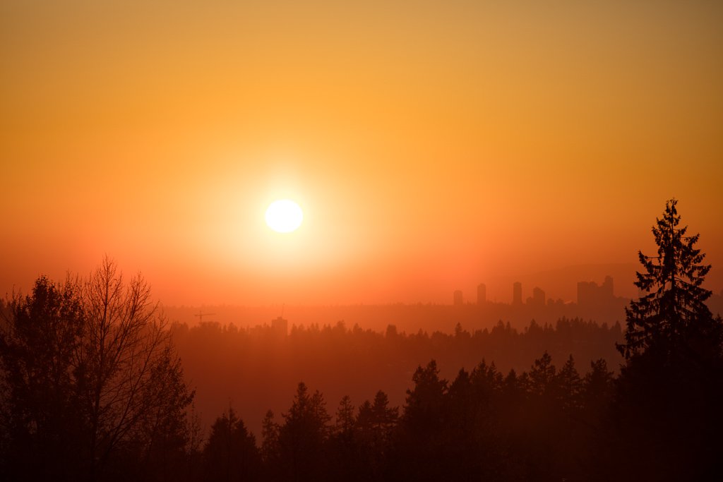 Sunset over Port Moody #1