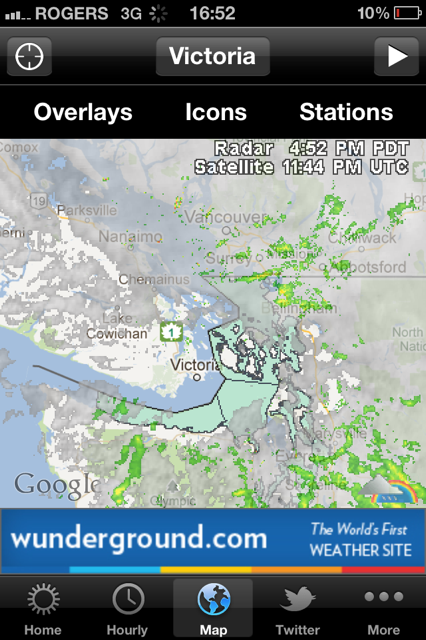 iPhone - Radar Map