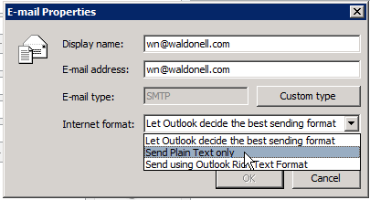 Outlook Screen 3