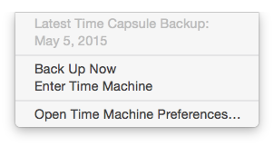 Time Machine Backups